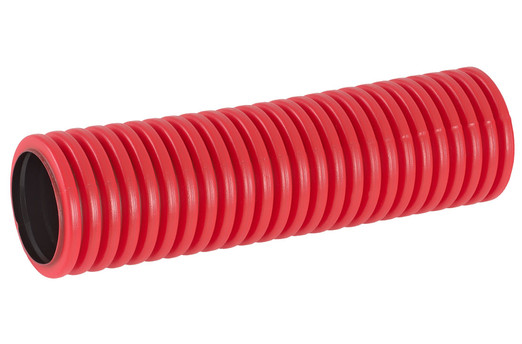 Труба для защиты кабеля гибкая тип 750 красная d=160мм (50м, муфта)